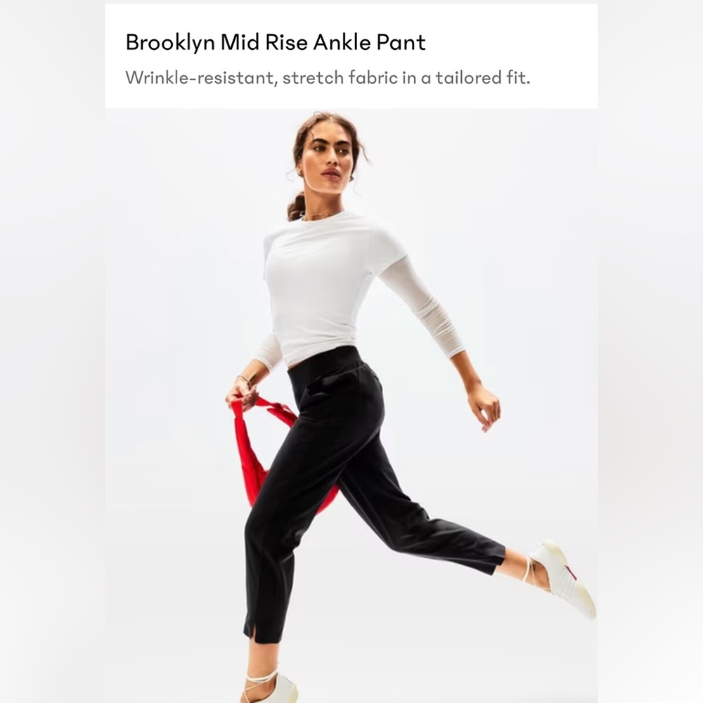 Athleta Black Ankle Pants - Picture 1 of 4